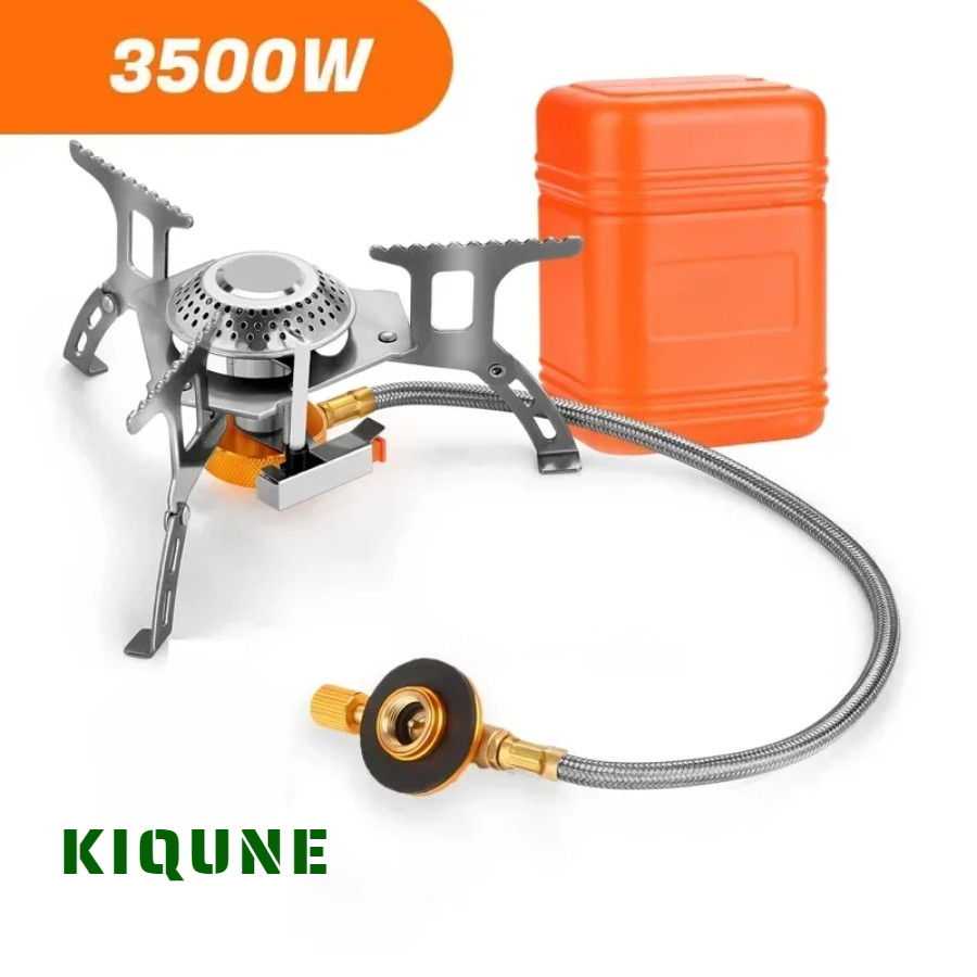 Camping Cooking Gas Stove - キャンプガスストーブポータブル折りたたみ屋外バックパッキングストーブ観光機器調理ハイキングピクニック 3500 ワット