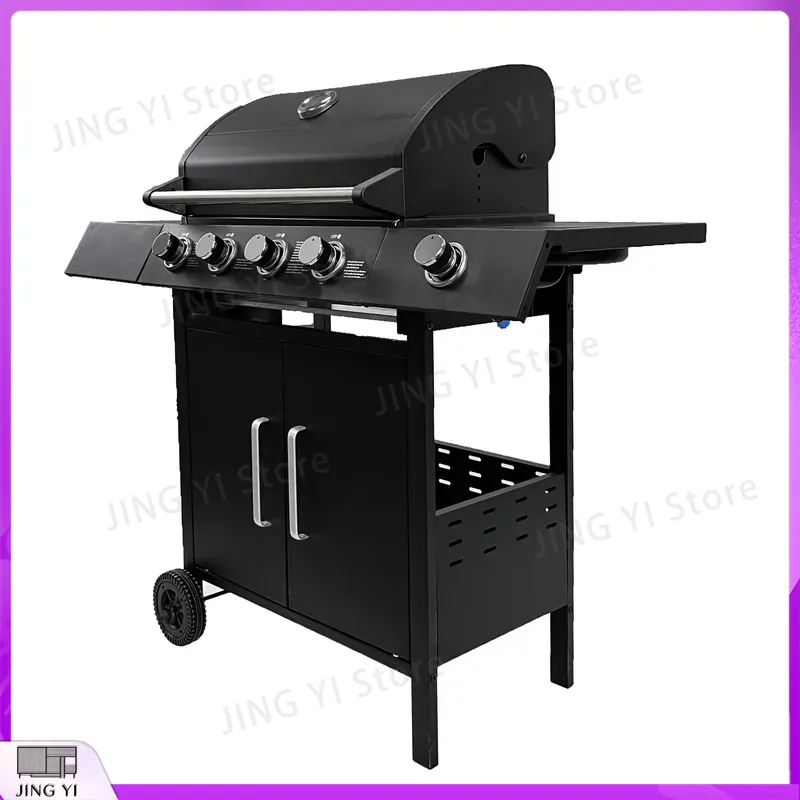 屋外用ステンレス鋼ガスBBQグリル、ポータブルバーベキューグ - Camping Cooking Roll のレビューと価格