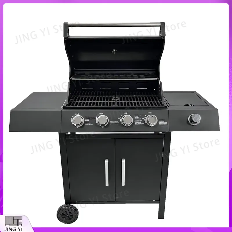 屋外用ステンレス鋼ガスBBQグリル、ポータブルバーベキューグ - Camping Cooking Roll のレビューと価格