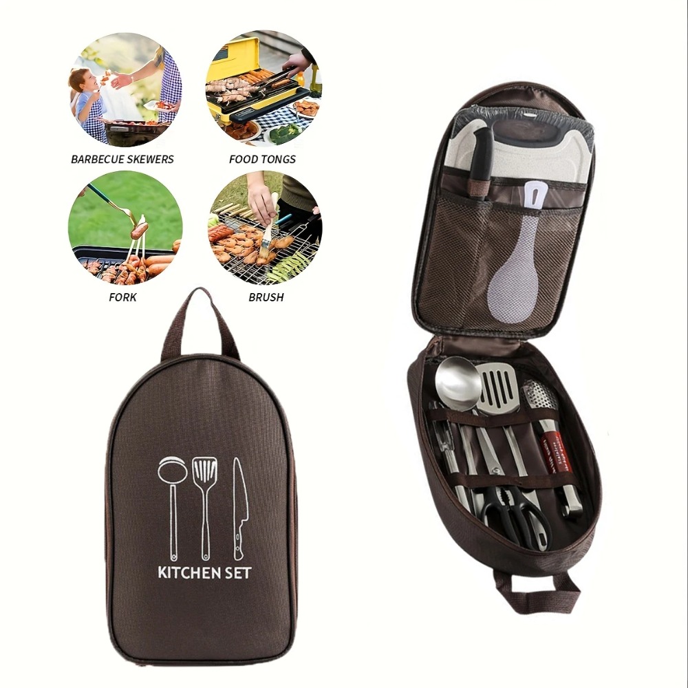 ポータブルアウトドアクックバッグ キャンプ収納バッグ ポータ - Camping Cooking Roll のレビューと価格