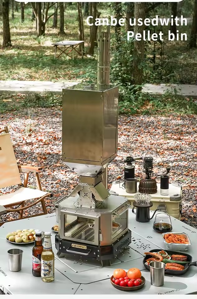 HOMFUL ポータブル薪ストーブ 家庭用暖房 薪焚き式 ポ - Camping Cooking Kits のレビューと価格