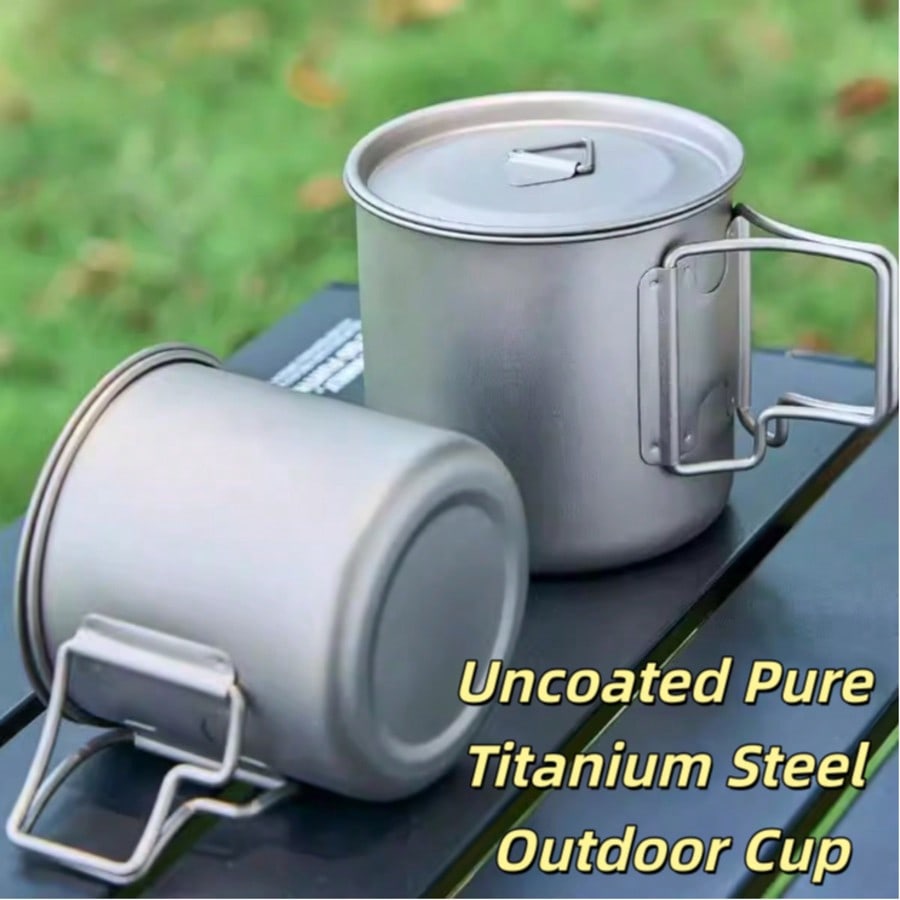 超軽量純チタン製折りたたみ式アウトドアポット、キャンプやピク - Camping Cooking Must Haves のレビューと価格