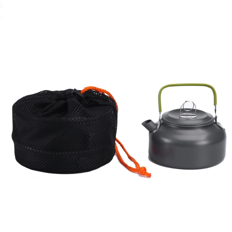 アウトドアポットパンケトルキャンプ調理器具キットハイキングピ - Camping Cooking Kits のレビューと価格