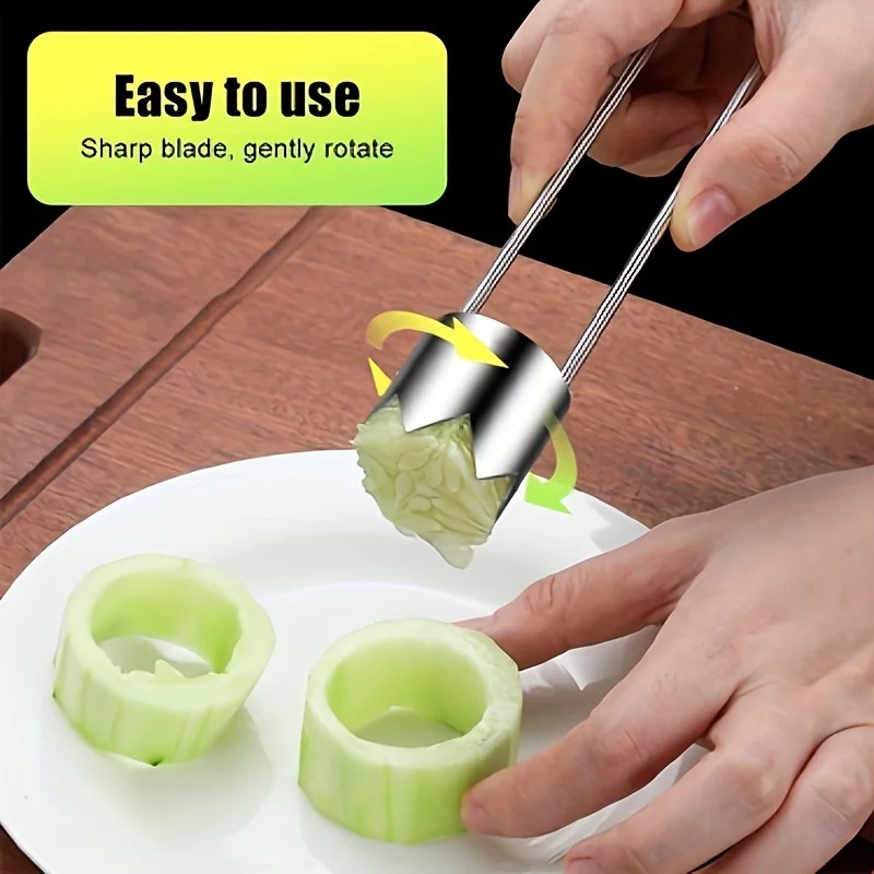 3 個ステンレス鋼ハラペーニョペッパーコアラーセットアップル - Camping Cooking Kits のレビューと価格