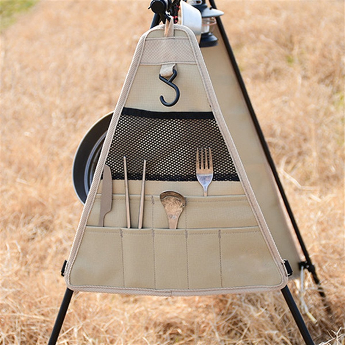 ポータブルキャンプ用キッチン用品オーガナイザーバッグ、アウト - Camping Cooking のレビューと価格