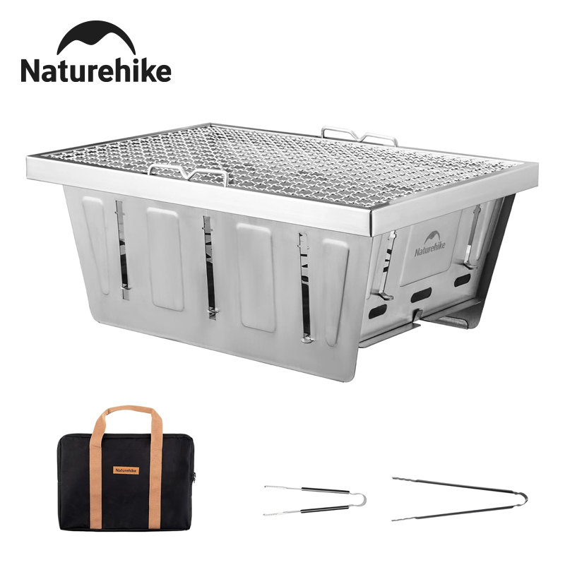 Naturehike キャンプ用チャコールグリル IGTテー - Camping Cooking Table With Windshield のレビューと価格