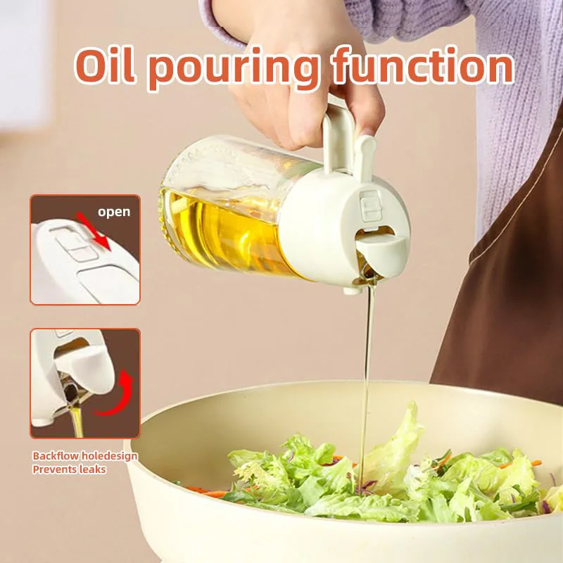 2 in 1 注ぐスプレー噴霧器キッチンフライヤーエアスプレ - Camping Cooking Oil Bottle のレビューと価格