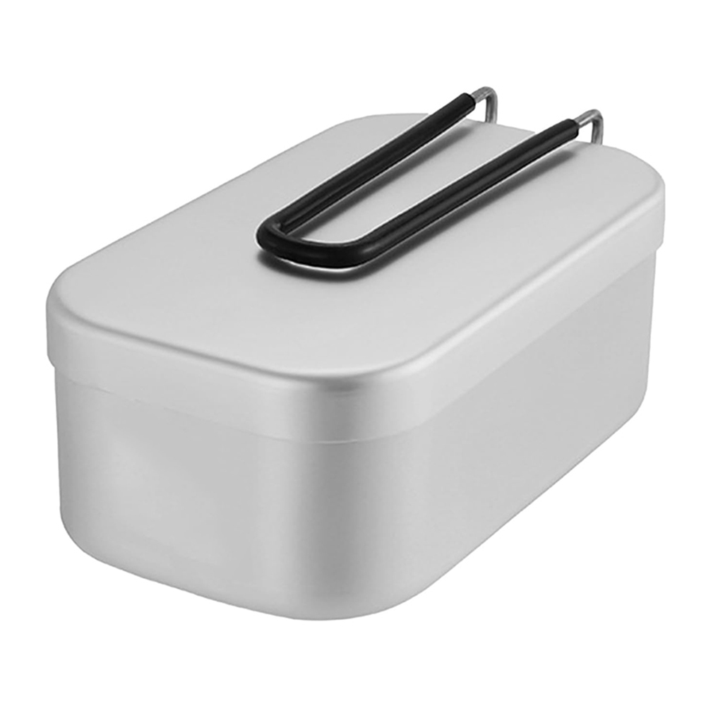 800 ミリリットルアルミ弁当箱屋外キャンプ調理器具食器折り - Camping Outdoor Cooking Set のレビューと価格