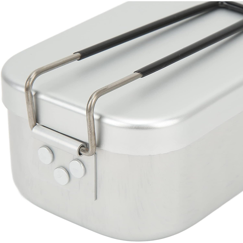 800 ミリリットルアルミ弁当箱屋外キャンプ調理器具食器折り - Camping Outdoor Cooking Set のレビューと価格