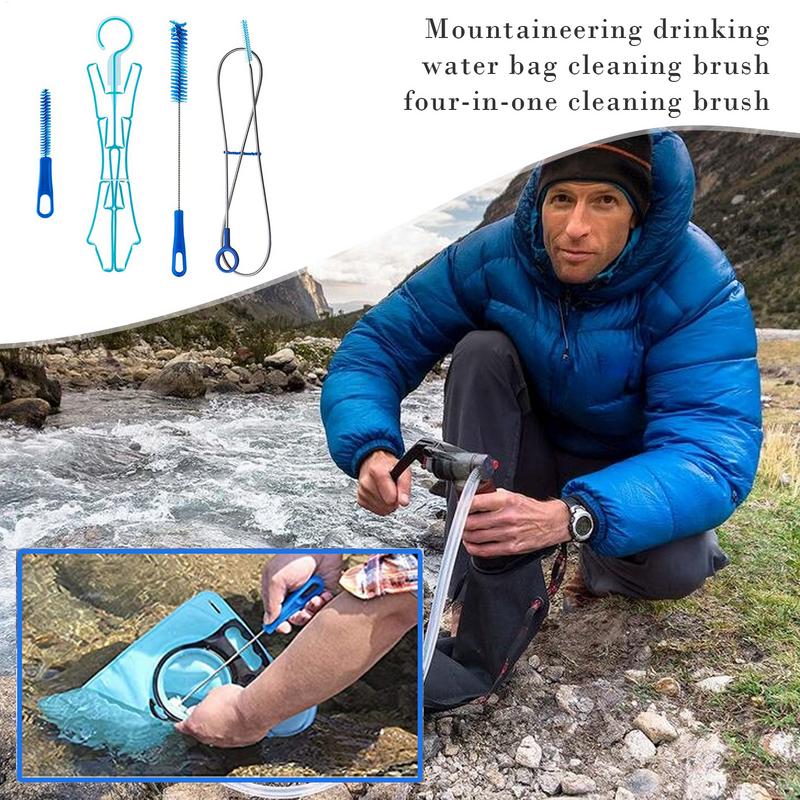 水水分補給袋クリーニングブラシキットプラスチック屋外飲料水バ - Camping Cooking Kits のレビューと価格