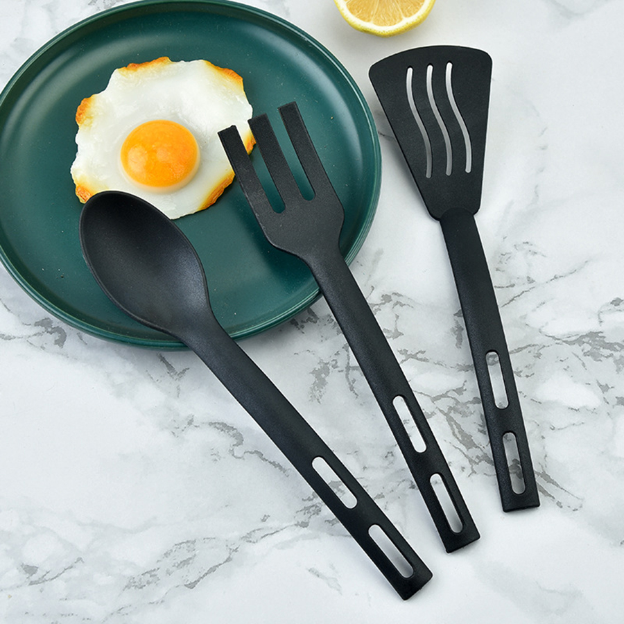 3 個ナイロンキッチン用品ヘラスプーン表面フォークナイロンキ - Camping Cooking Kits のレビューと価格