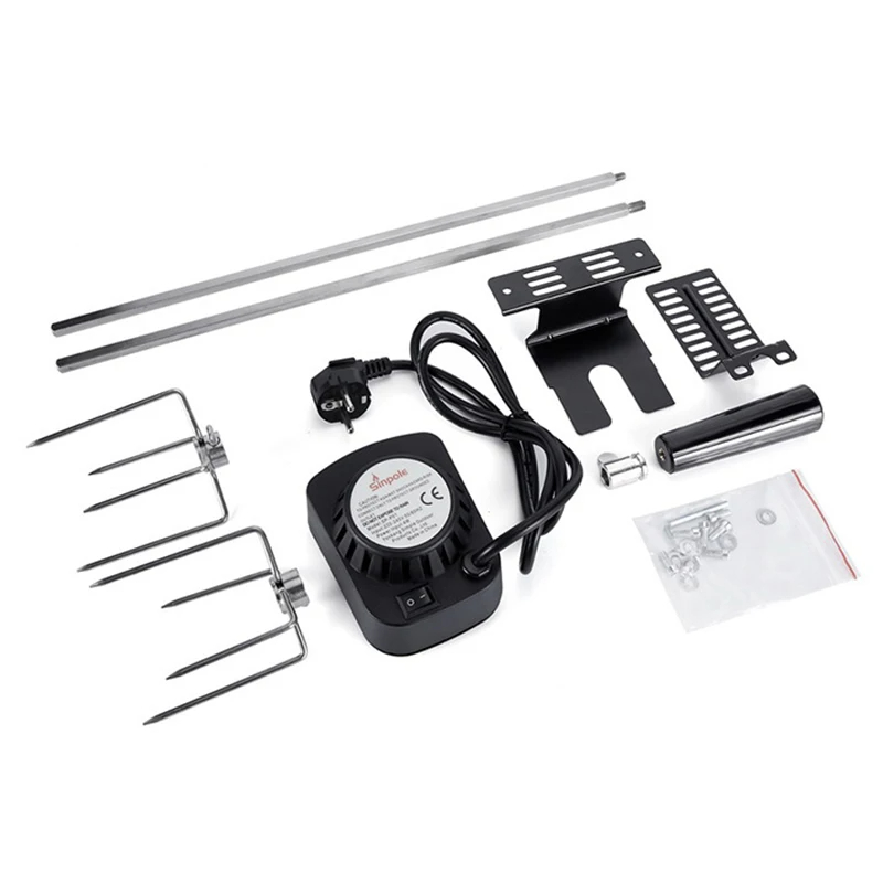 電動BBQグリル回転キット、回転式肉フォーク付き、家庭用＆キ - Camping Cooking Kits のレビューと価格