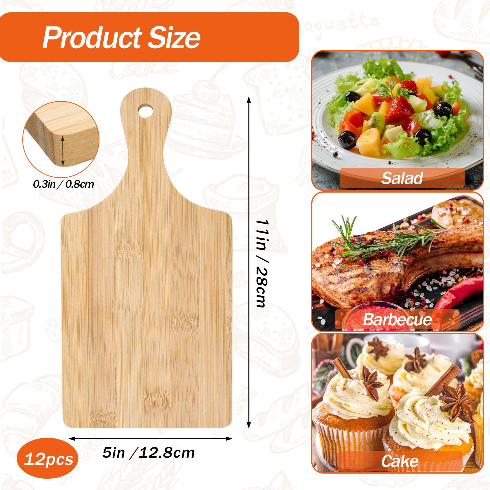キャンプ用調理器具セット。竹製のまな板12枚入り。持ち手付き - Camping Outdoor Cooking Set のレビューと価格