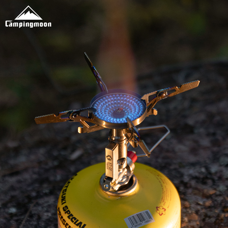 CAMPINGMOON XT-2F Xuanfeng チタン - Camping Cooking Gas Stove のレビューと価格