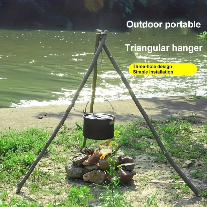 1セットのアウトドア旅行用ハイキング調理器具、吊り下げ式ポッ - Camping Outdoor Cooking Set のレビューと価格