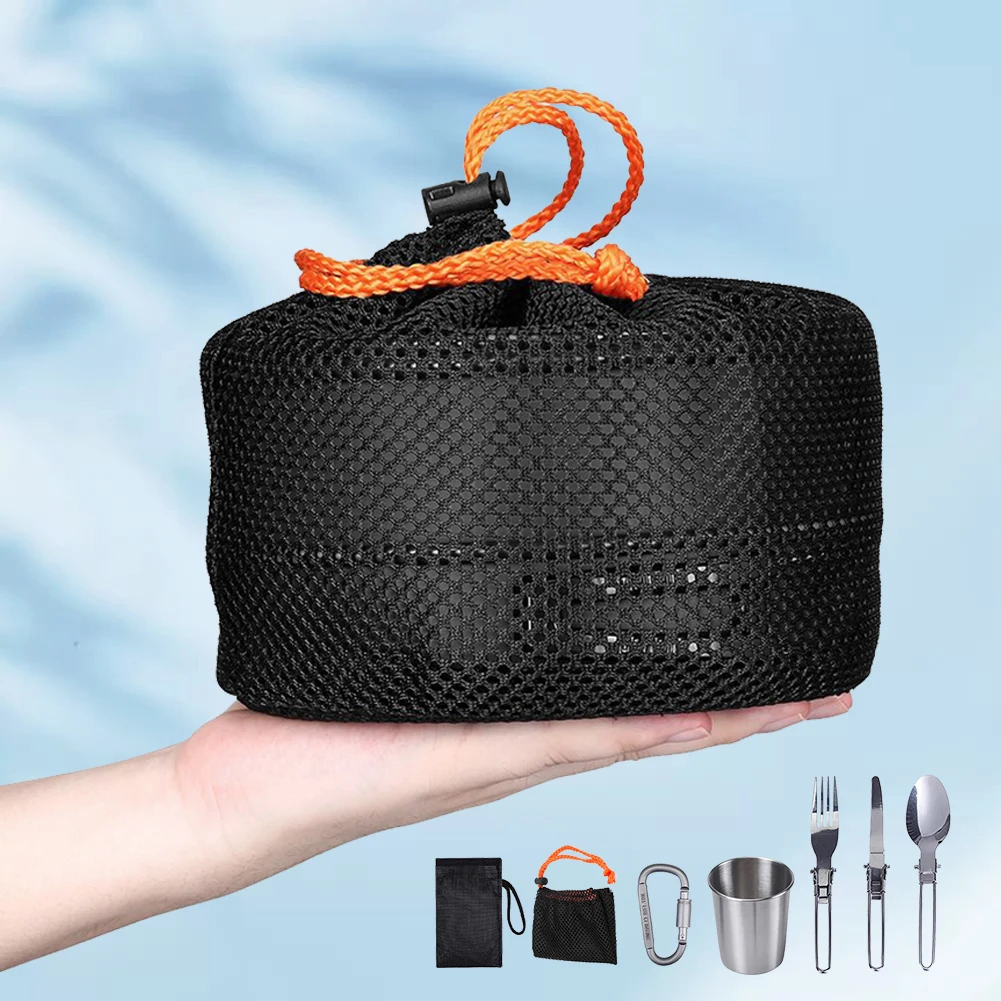 キャンプ調理器具キット ケトル ポット パン クックセット  - Camping Cooking Kits のレビューと価格