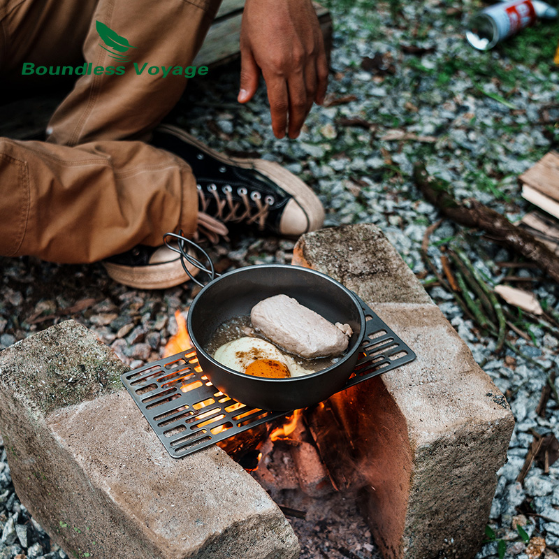 チタン製チャコールバーベキュープレート,頑丈,台所用品,バー - Camping Outdoor Cooking Set のレビューと価格