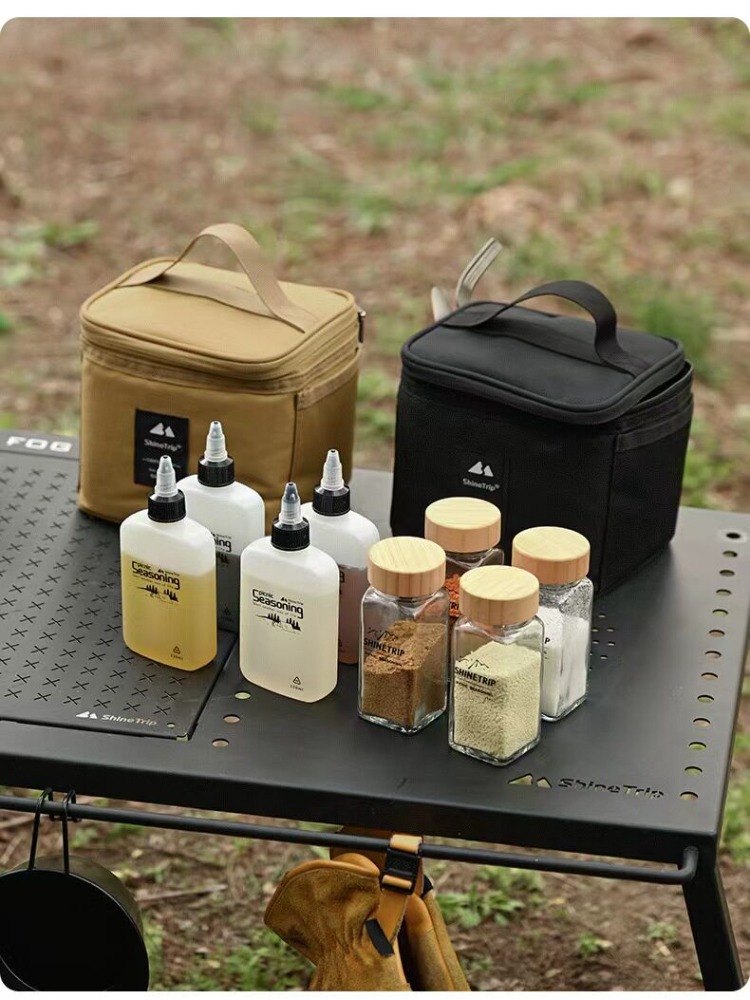 調味料ボトルセットポータブル収納袋オイルディスペンサー調味料 - Camping Cooking Oil Bottle のレビューと価格